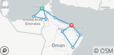  UAE &amp; OMAN: Modernism to Traditions - Escorted Tour in 4* Hotels – Full Board Plan - 11 destinations 