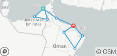  VAE &amp; Oman: Modernität und Traditionen von Dubai bis Muscat mit einer geführten Rundreise - 11 Destinationen 