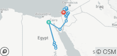  The Routh of Moses: Egypt, Jordan &amp; Israel - 18 days - 22 destinations 