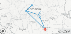  Das Beste aus Transsilvanien - inkl. örtlicher Reiseleiter, Eintrittsgelder (5 Tage) - 8 Destinationen 