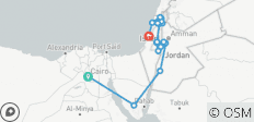  Ägypten, Jordanien &amp; Israel - 14 Tage - 17 Destinationen 