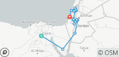  Egypt, Jordan &amp; Israel - 14 days - 17 destinations 