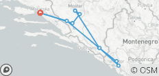  All seasons, Bosnia + Montenegro, 4 days mini tour from Makarska. Kotor, Perast, Kravice waterfalls, Mostar, Pocitelj, Vjetrenica cave, Trebinje. UNESCO sites. Nature. Architecture. Culture. Wine. Cuisine. History. Old towns. Ancient monasteries. - 10 destinations 