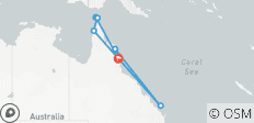  Cape York Frontier (vliegen/rijden, 7 dagen) - 7 bestemmingen 