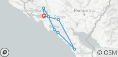  Mini circuit découverte de 3 jours au Monténégro hors saison au départ de Tivat. Visitez Kotor, Budva, Stari Bar, Dajbabe, Cetinje. - 8 destinations 