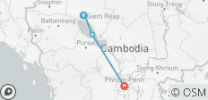  Discover Cambodia on Wheels 1 week - 5 destinations 
