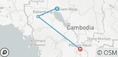  Höhepunkte Kambodschas (10 Tage) - 4 Destinationen 