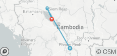  Geschmack Kambodschas (6 Tage) - 4 Destinationen 