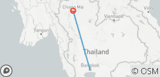  Ein Blick auf Thailand (1 Woche) - 2 Destinationen 