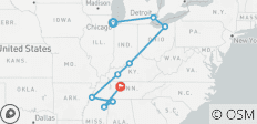  De Music City à Windy City - 9 destinations 