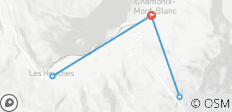  Mont Blanc Höhepunkte - 5 Destinationen 