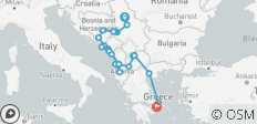  Balkans cachés avec la Grèce - 25 destinations 