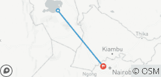  Visite guidée de Hell\'s Gate et du lac Naivasha en bateau depuis Nairobi - 3 destinations 