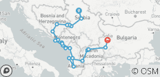  Balkans cachés, 7 pays - 23 destinations 