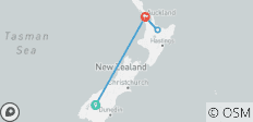  Nieuw-Zeelands Panorama (7 dagen) - 4 bestemmingen 