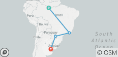  Eindrüche von Südamerika (Brasilianischer Amazonas (24 Tage) - 4 Destinationen 