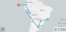  Offenbarung Südamerika (Galapagos, 21 Tage) - 12 Destinationen 