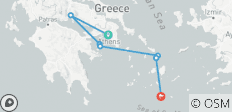  Griechenland Luxusreise - Athen, Mykonos &amp; Santorin - 8 Destinationen 