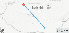  Nairobi Highlights: Giraffe Center, Kazuri Beads Factory &amp; Karen Blixen Museum - 3 destinations 