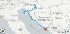  Kroatiens Facetten - ab Zagreb - 16 Destinationen 