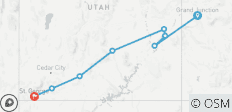  Aventura los cinco Poderosos - de Grand Junction al Parque Nacional de Zion - 8 destinos 