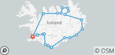  6-daagse Rond IJsland Zomer Minibus rondreis - 21 bestemmingen 
