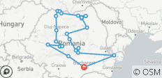  Rumänien Grand Rundreise, mit privatem Reiseleiter, Transport und Eintrittsgelder inklusive (12 Tage) - 24 Destinationen 