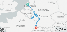  Rhein &amp; Mosel (Südwärts) 2023 - 13 Destinationen 