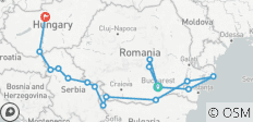  Über die Donau vom Schwarzen Meer bis Budapest - mit 2 Nächten in Transsilvanien - 17 Destinationen 