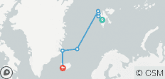  Vier arktische Inseln - 7 Destinationen 
