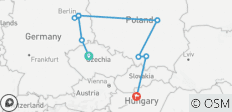  Osteuropa Eskapade - Prag - Dresden - Berlin - 9 Destinationen 
