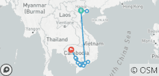  Treasures &amp; Temples of Vietnam &amp; Cambodia (Start Hanoi, End Siem Reap) - 12 destinations 