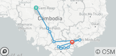  Wonderen van Vietnam, Cambodja &amp; de Mekong (Start Siem Reap, Eind Ho Chi Minh Stad) - 10 bestemmingen 