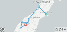  Premium New Zealand South Island - 12 destinations 