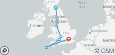  Journey through Scotland &amp; England (Edinburgh to London) (Standard) (8 destinations) - 8 destinations 
