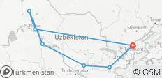  Usbekistan - Luxusreise - 7 Destinationen 