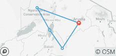  3 Days – Tarangire, Manyara and Crater Small Group Safari - 5 destinations 