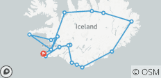  10 dagen Compleet IJsland | Ring-Road, Snæfellsnes schiereiland &amp; Roundtrip luchthaventransfer - 19 bestemmingen 