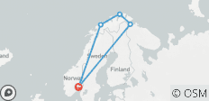  Norwegen: Fjorde und Nordlichter (8 Tage) - 5 Destinationen 