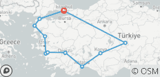  Forfait vacances spécial Turquie de 11 jours avec départ garanti - 11 destinations 