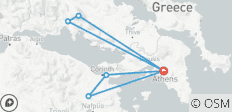  Découverte d\'Athènes, Argolis et Delphes - 5 jours - 7 destinations 