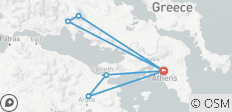  Discovery of Athens, Argolis &amp; Delphi - 5 Days - 7 destinations 