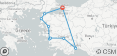 9 jours de vacances légendaires en Turquie avec départ garanti - 9 destinations 