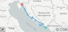  Pearls of the Adriatic (9 Days) (from Dubrovnik to Opatija) - 9 destinations 