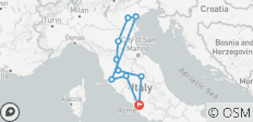  Discovery of Italy - 8 Days - 11 destinations 