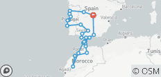  Spain, Portugal and Morocco (Small Group) - 26 destinations 