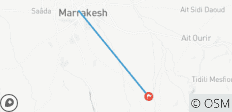  Excursion d\'une journée dans la vallée de l\'Ourika avec promenade à dos de chameau et guide au départ de Marrakech - 2 destinations 