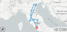  Italy City Break - 5 Days - 10 destinations 