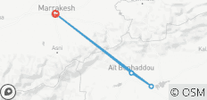  Dagtocht naar Ouarzazate &amp; Ait ben Haddou vanuit Marrakech - 4 bestemmingen 