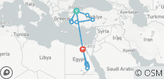  Sultans Route: Tukey en Egypte - 15 dagen - 14 bestemmingen 